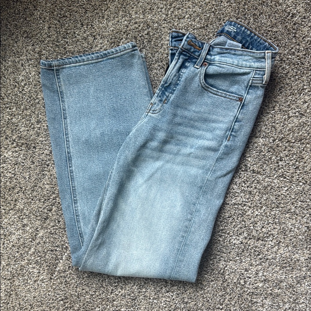 Old Navy Sky Hi Wide Leg - Light Blue Denim Jeans SIZE 0